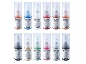 Pack 12 spray purpurina